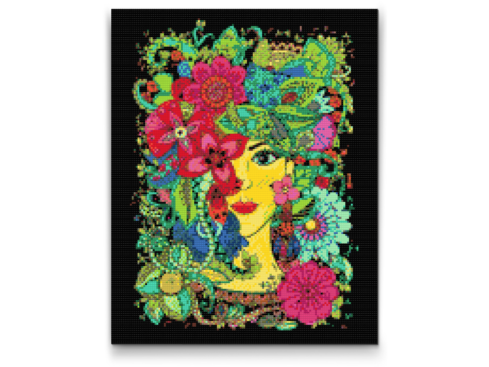 Diamantové malování - Woman Mandala